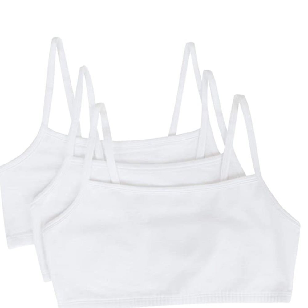 NWOT! 3PK FRUIT OF THE LOOM SPORTS BRA SIZE 44